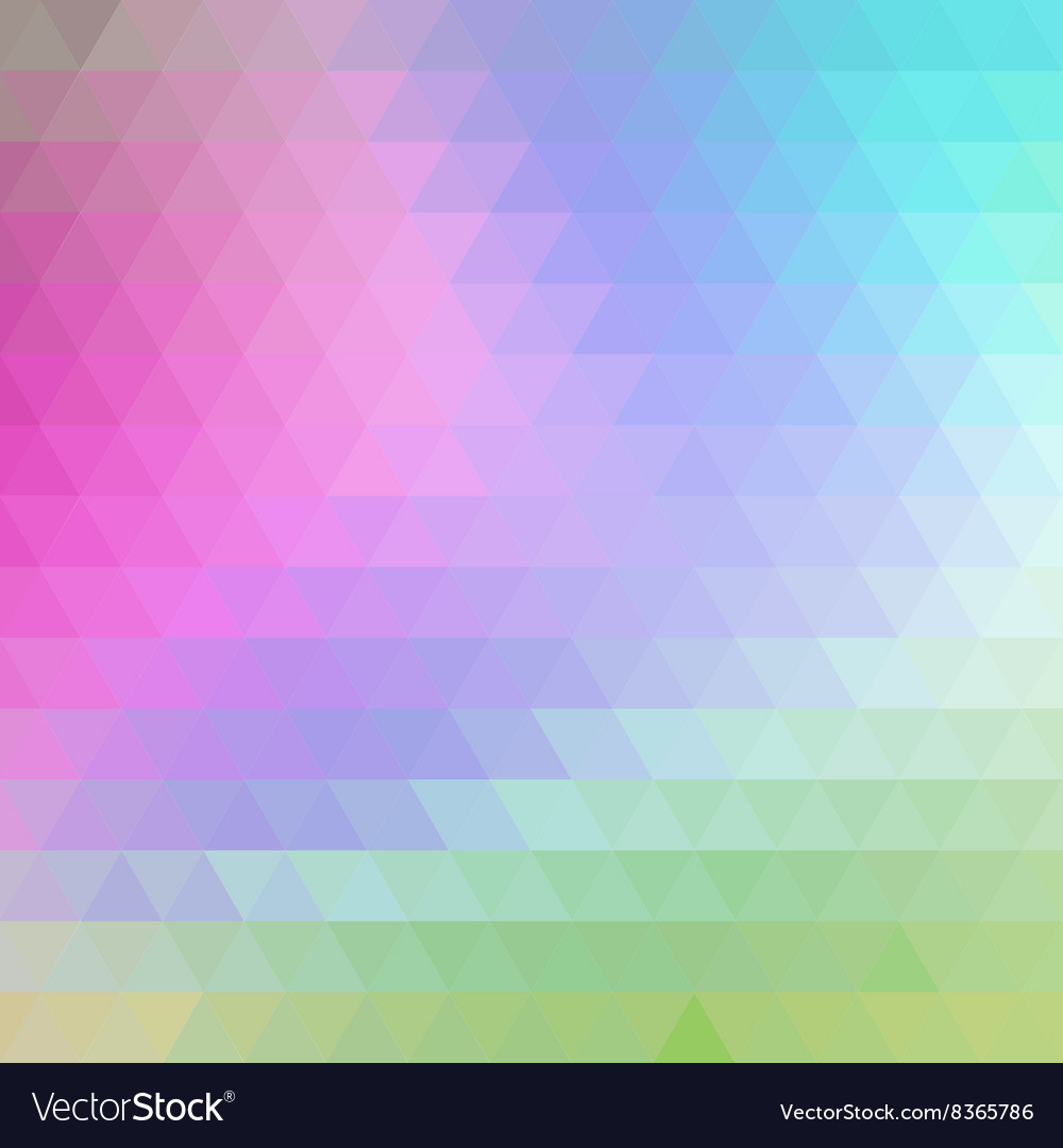 Gradient blue color and triangle polygon pattern Vector Image