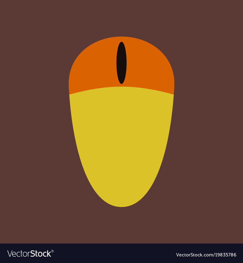Technology gadget in flat design computer mouse