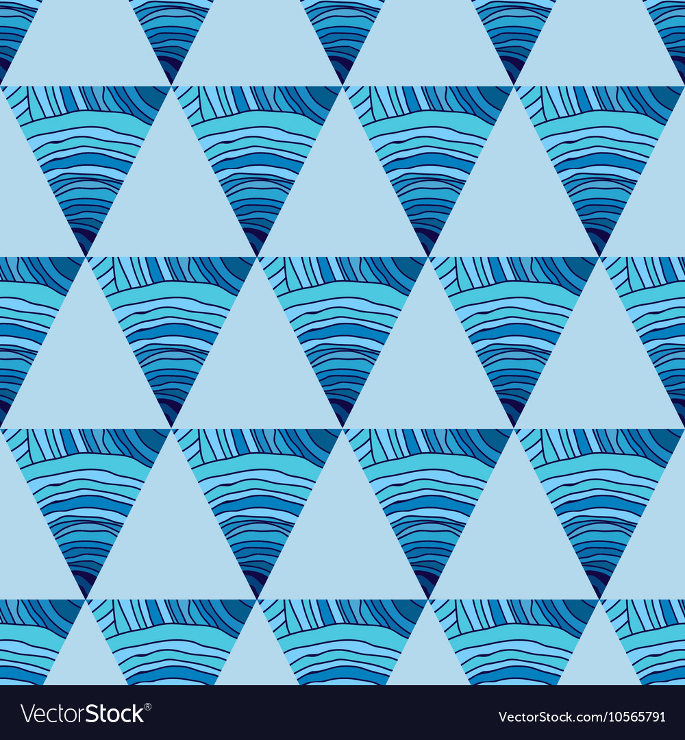 Abstract seamless pattern with triangles