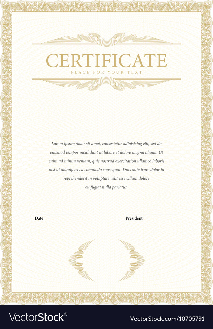 Certificate and diplomas template Royalty Free Vector Image