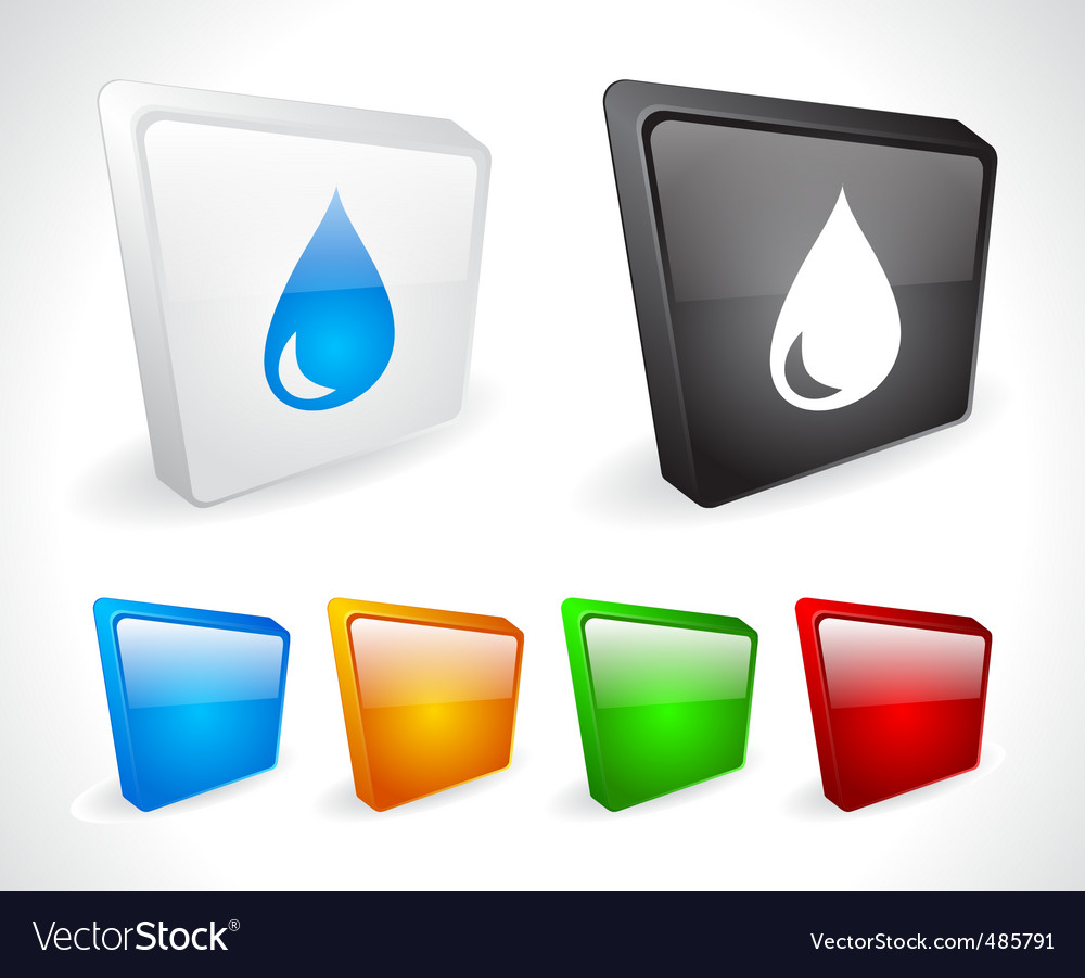 Color 3d buttons for web