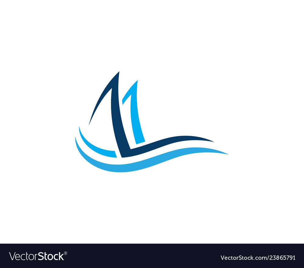 Cruise ship logo template icon