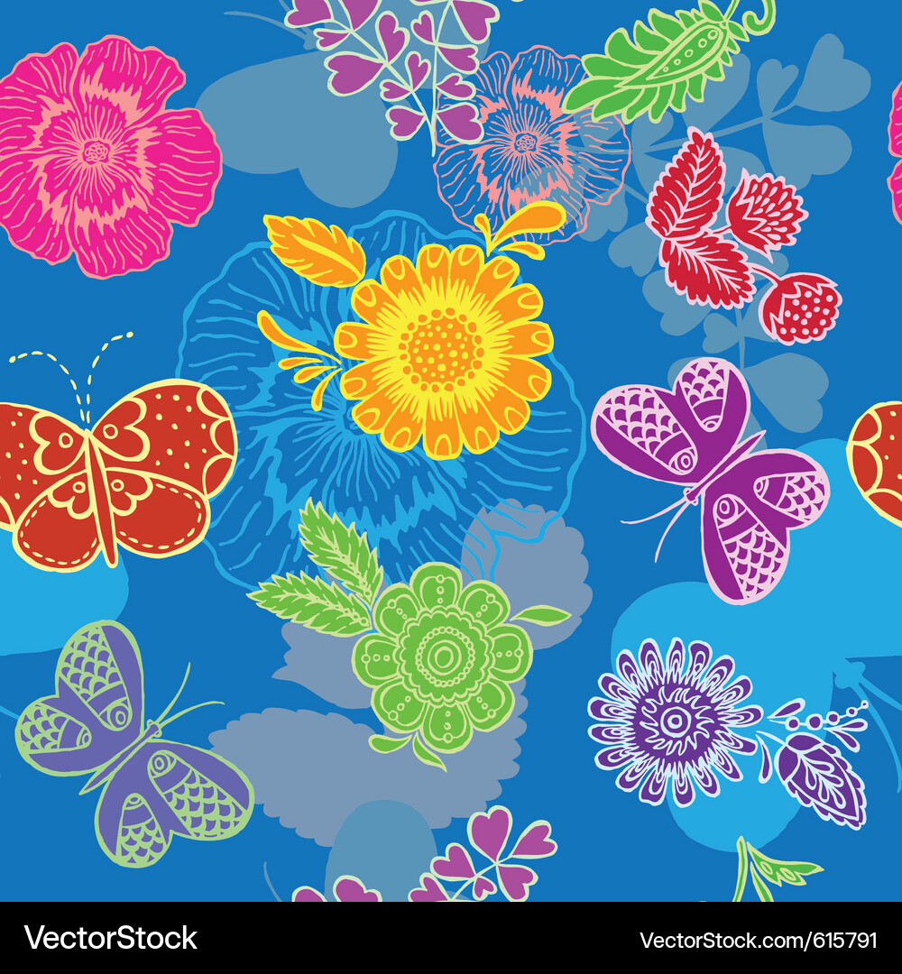 Cutesy scrapbook pattern Royalty Free Vector Image