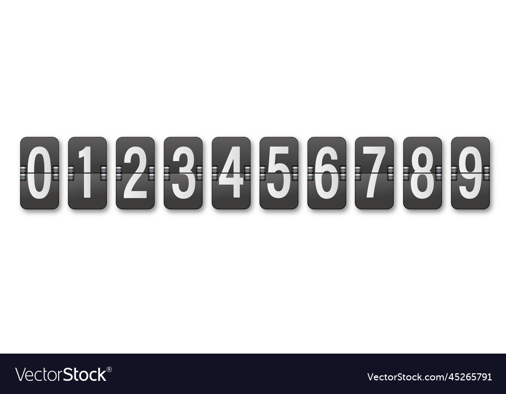 Mechanical Countdown Timer Display