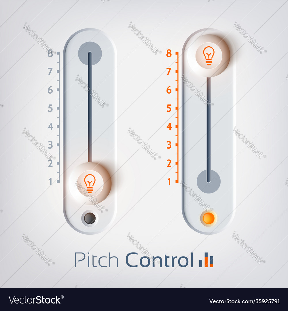 User interface template vector image User interface template
