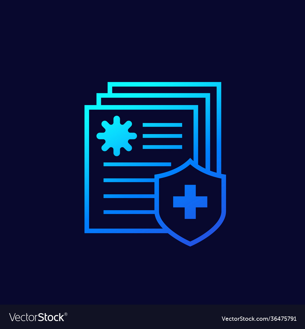 Virus medizinische Empfehlungen Symbol vector image Virus medizinische Empfehlungen Symbol