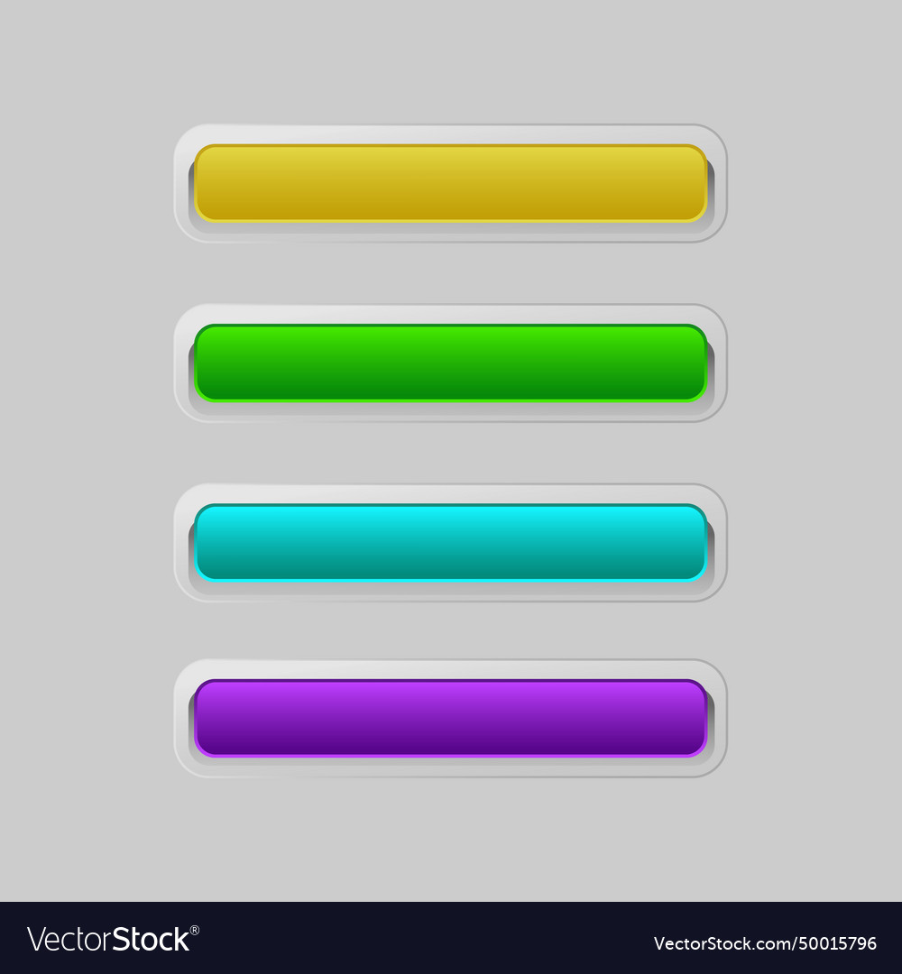 Button web ui and ux glass morphism colorful