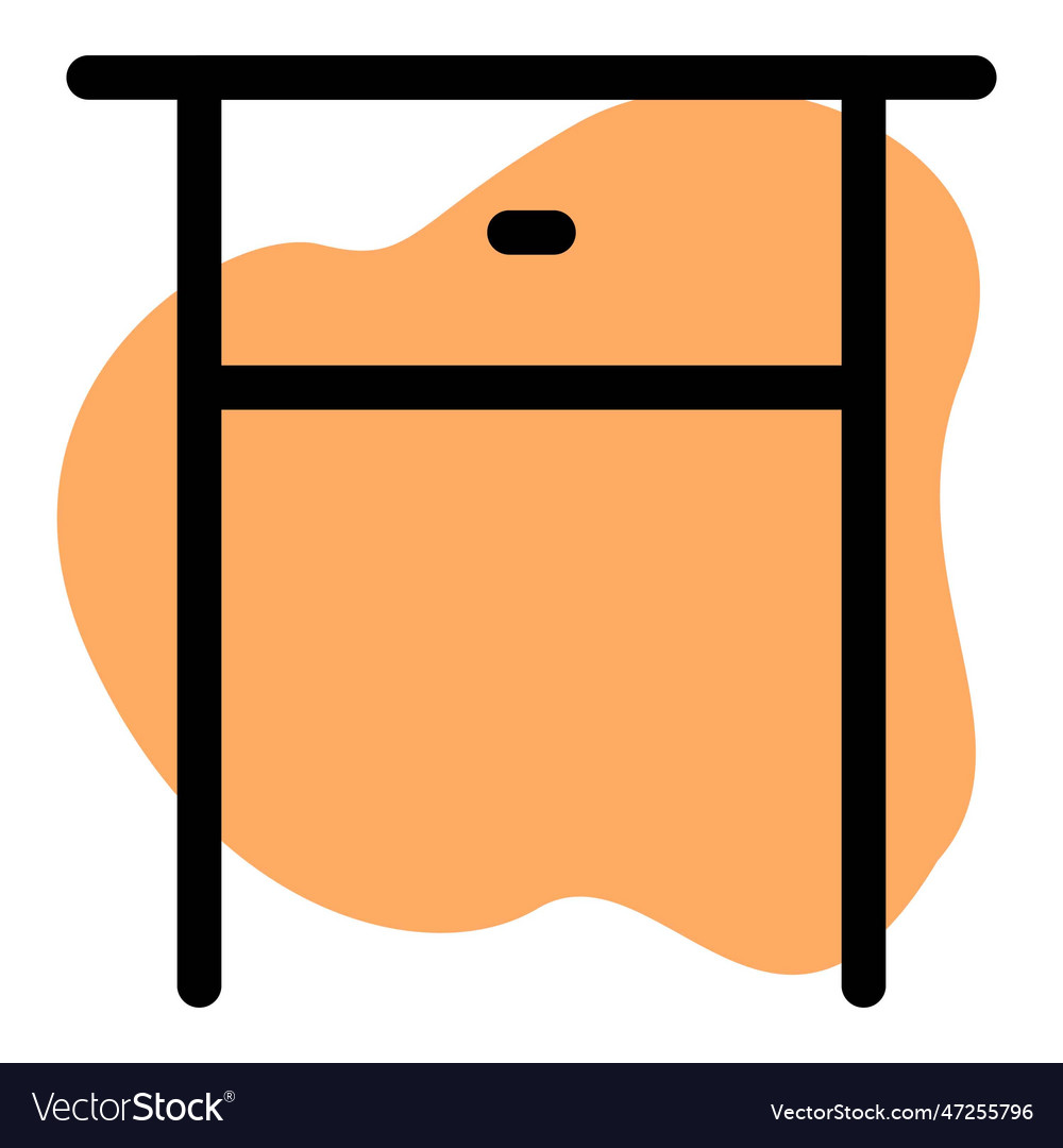 End table with storage compartment