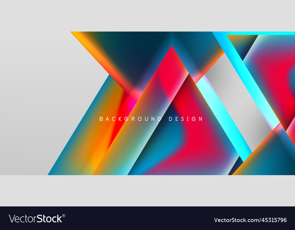 Futuristic triangle abstract background Royalty Free Vector