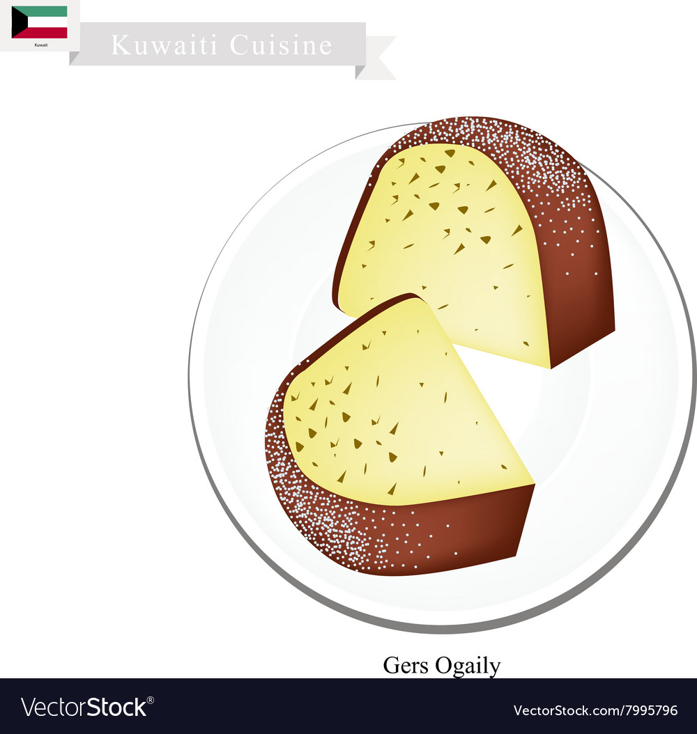 Gers ogaily or kuwaiti saffron and cardamom cakes