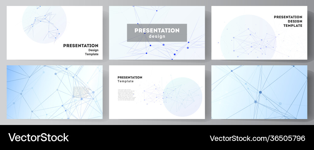 Layout presentation slides design Royalty Free Vector Image