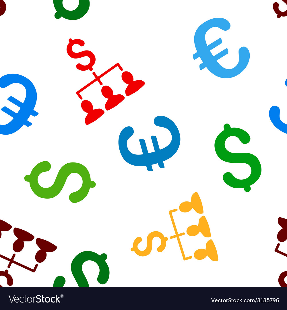 Payment relations seamless flat pattern