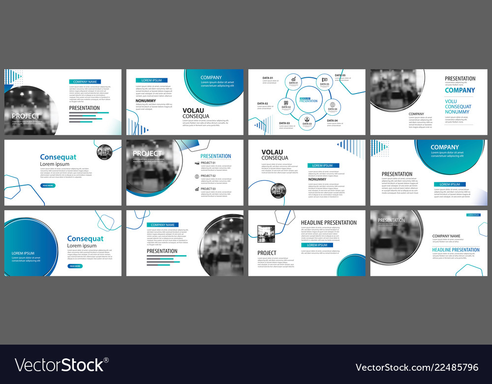 Presentation and slide layout background design