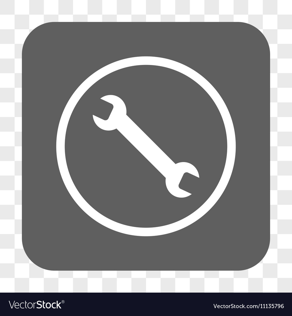 Wrench rounded square button