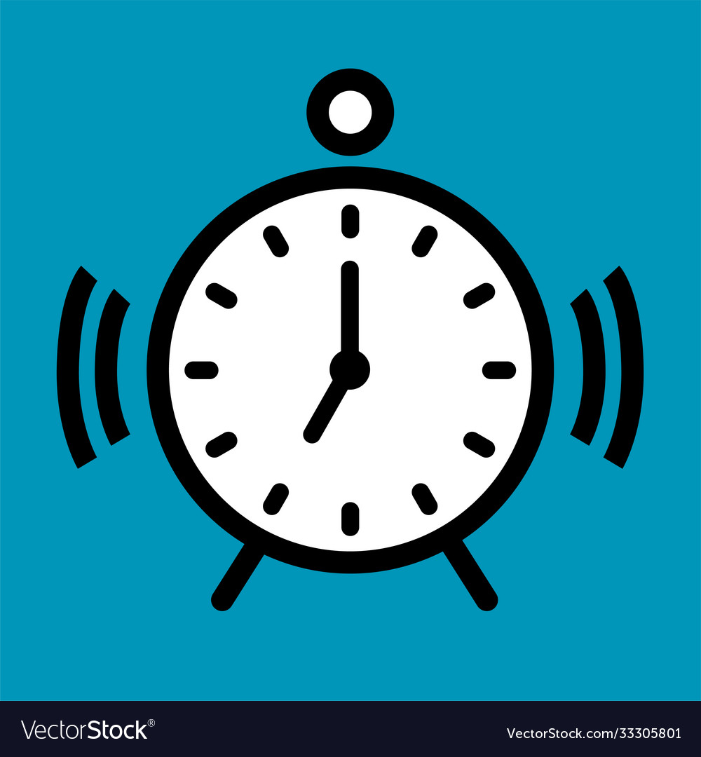 Alarm clock with dial and arrows