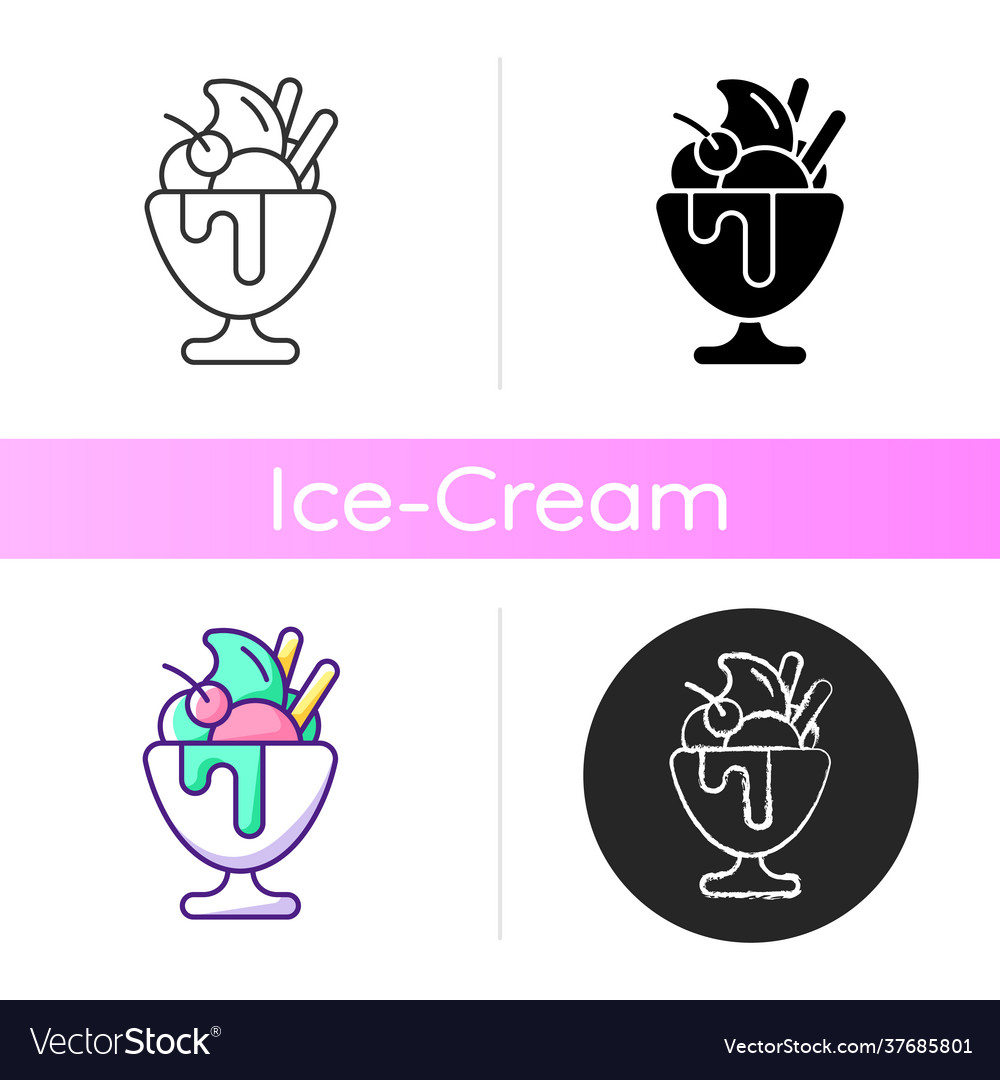 Frozen yogurt icon