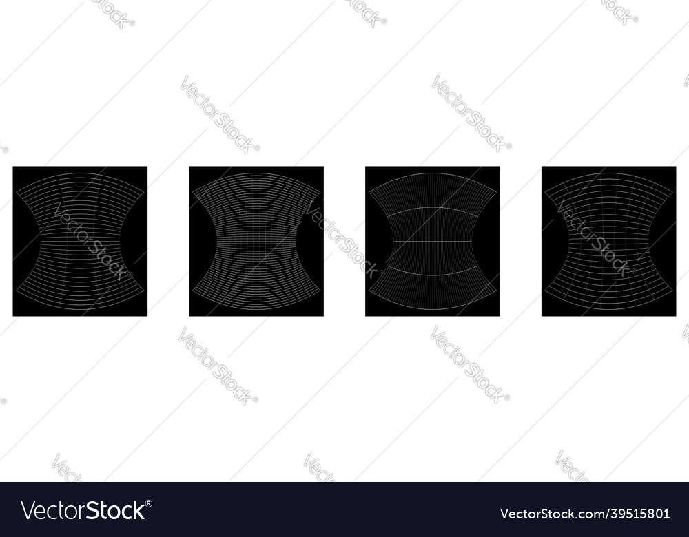 Grid mesh grating trellis wireframe vector image Grid mesh grating trellis wireframe