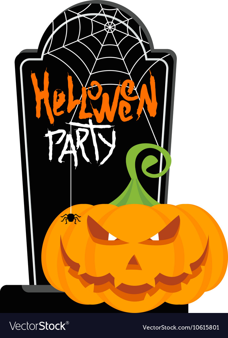 Halloween party poster memorial