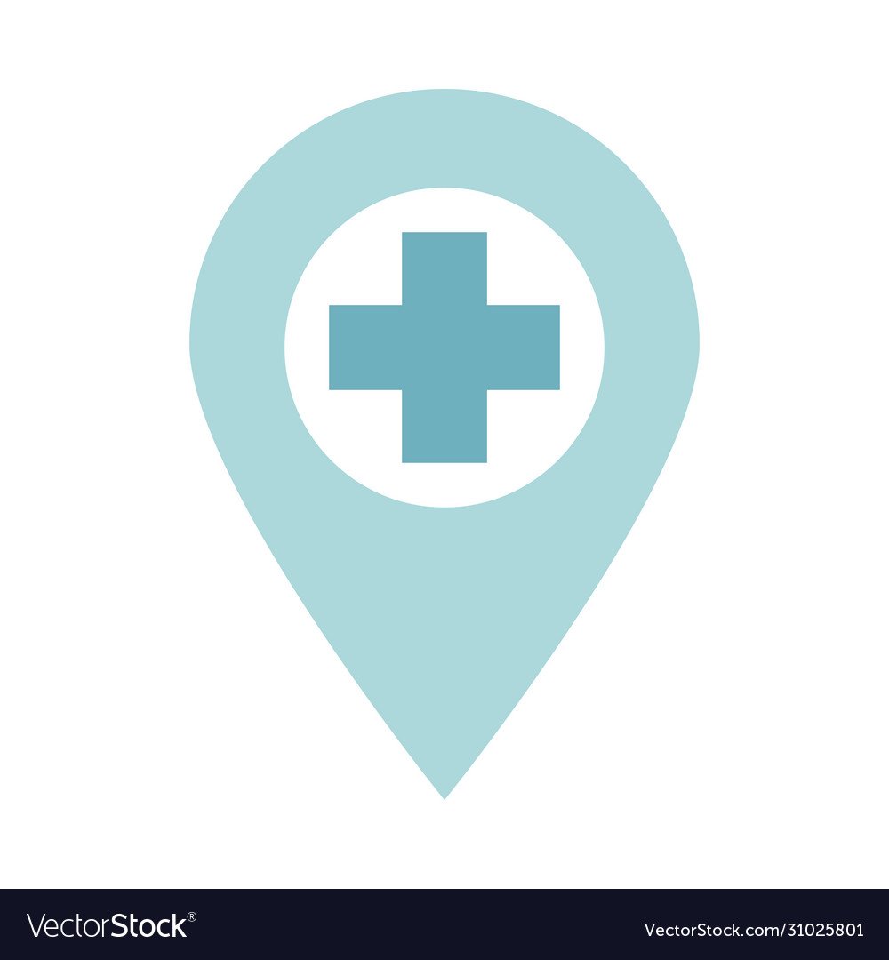 Healthcare Location Pointer Icon