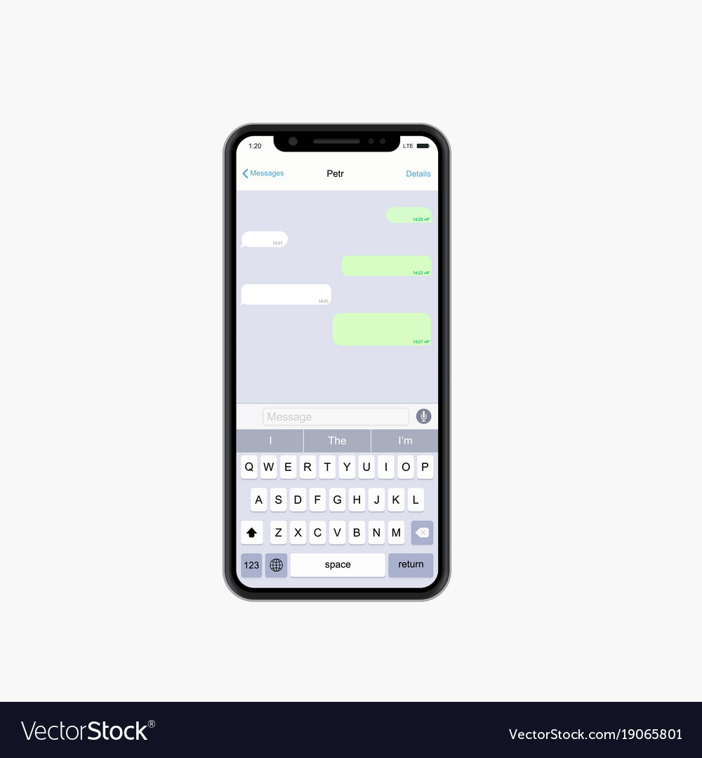 Modernes neues Konzept-Smartphone