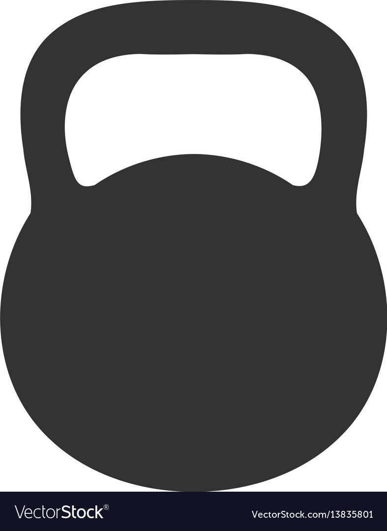 Weight iron flat icon