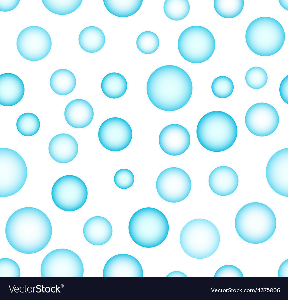 Abstract bubbles pattern Royalty Free Vector Image