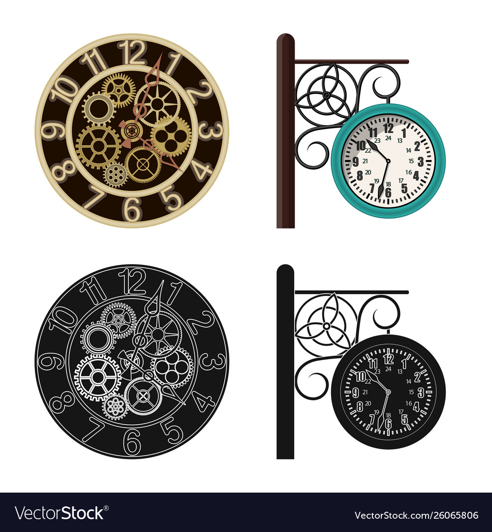 Design clock and time sign collection