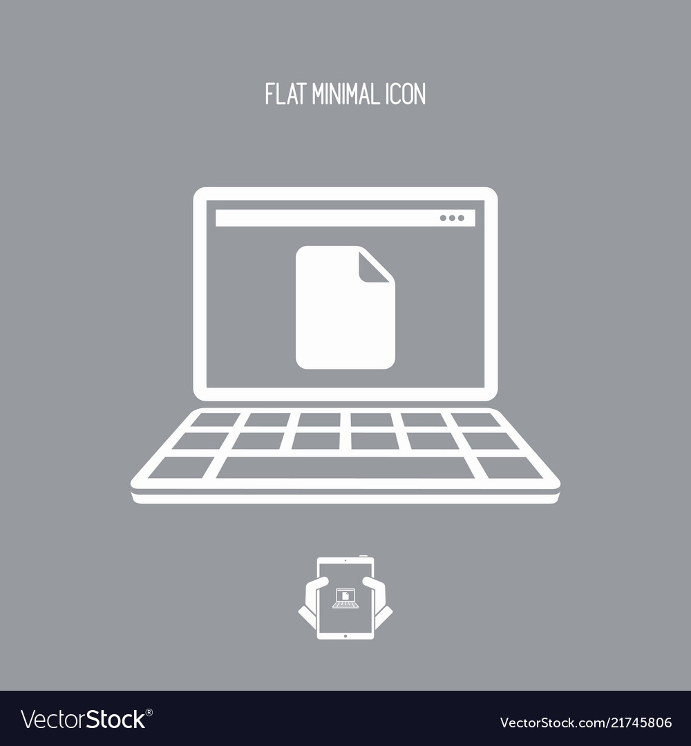 New file empty - flat minimal icon