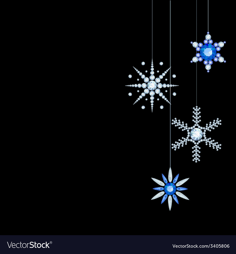 Precious snowflakes Royalty Free Vector Image - VectorStock