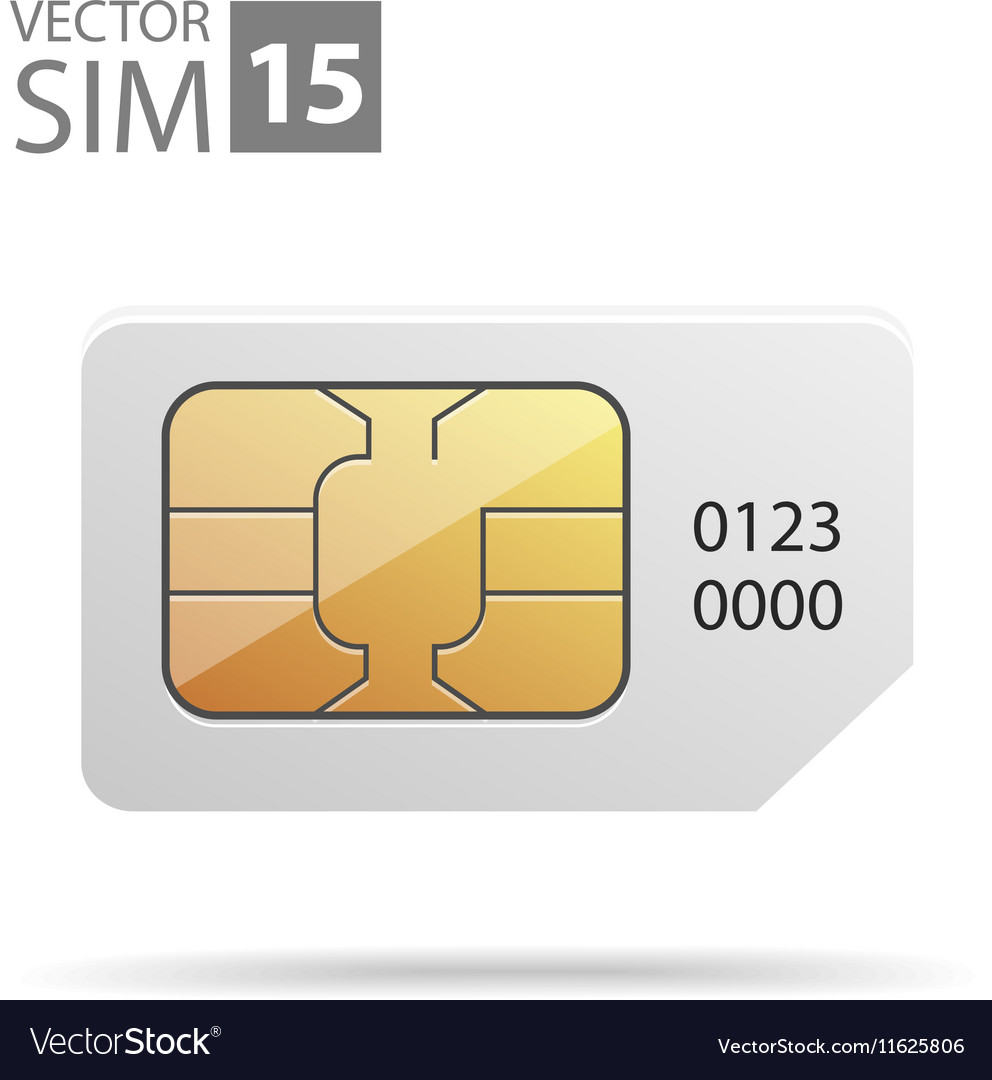 Simcard09 Royalty Free Vector Image - VectorStock