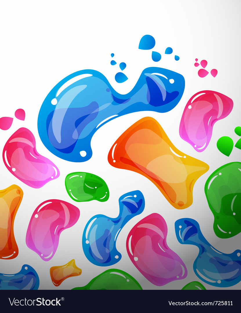 Abstract Colorful Splash Background