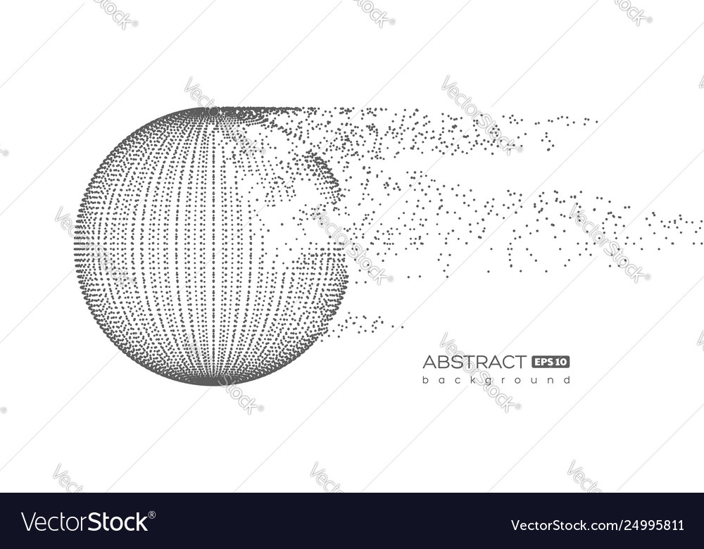 Abstract Particle Explosion Sphere