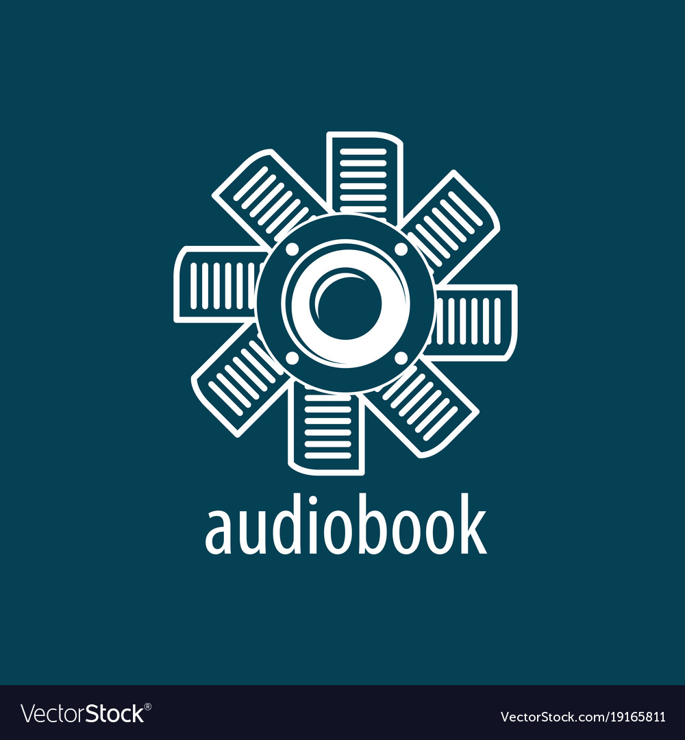 Audiobook logo template