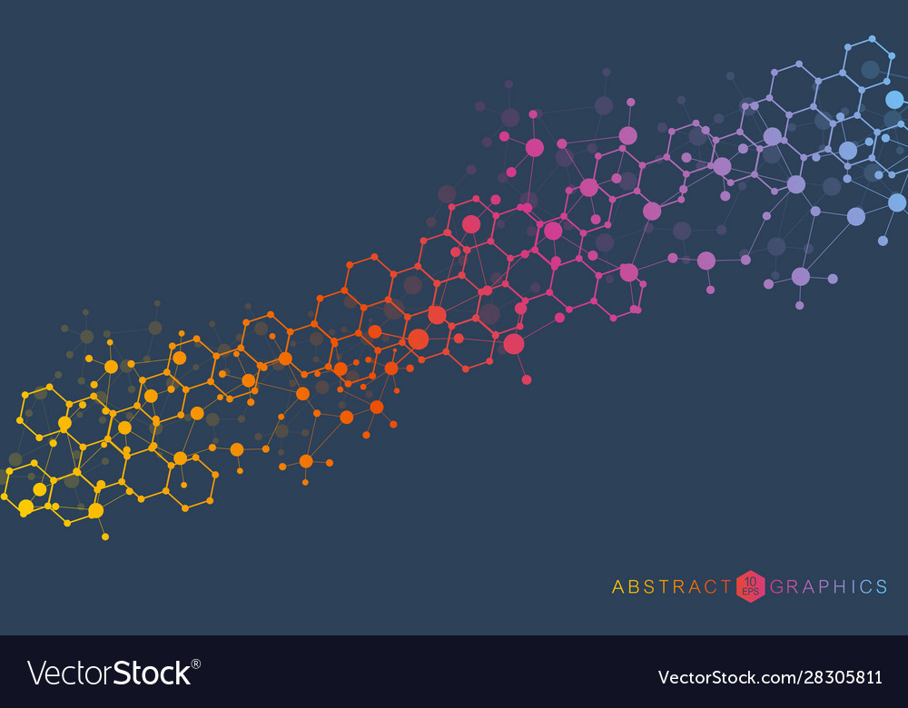 Big data visualization background modern