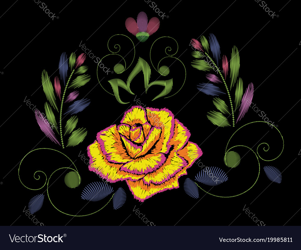 Rose Carol R Davis Vector