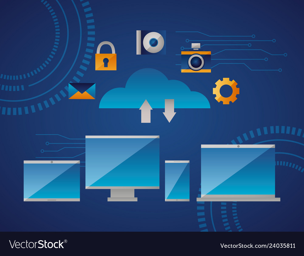 Cloud computing concept