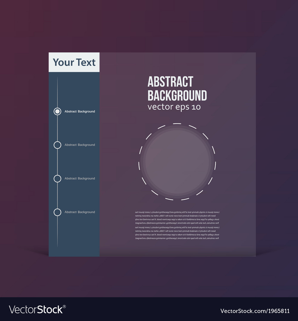 Flat design background and color