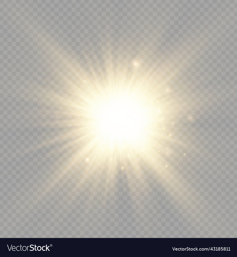 Glow hell Licht Stern gelb Sonnenstrahlen Sonnenschein