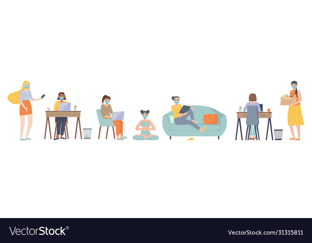 Home Leisure Characters - Work & Relax