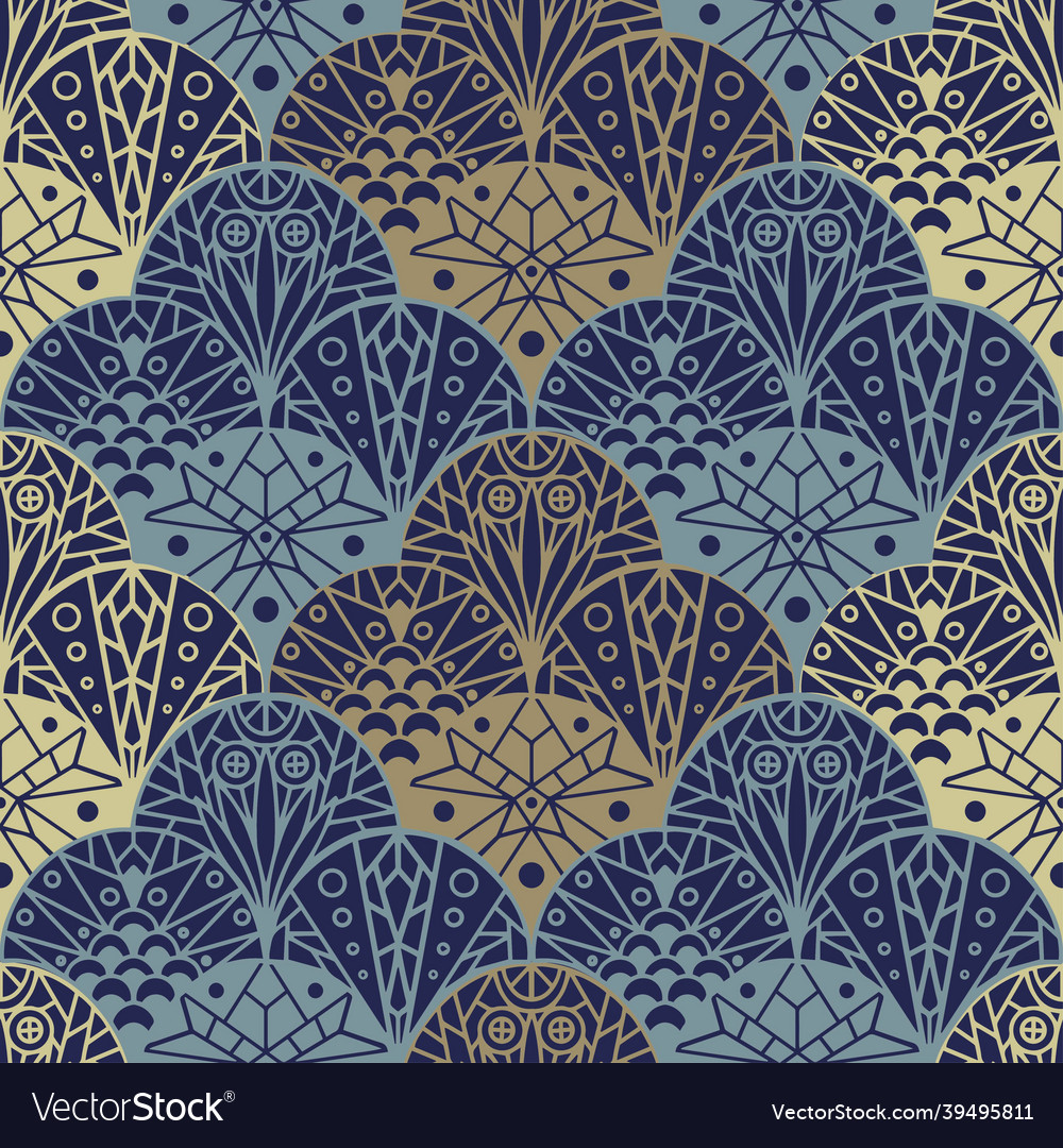 Seamless pattern with abstract geometric vector image Seamless pattern with abstract geometric
