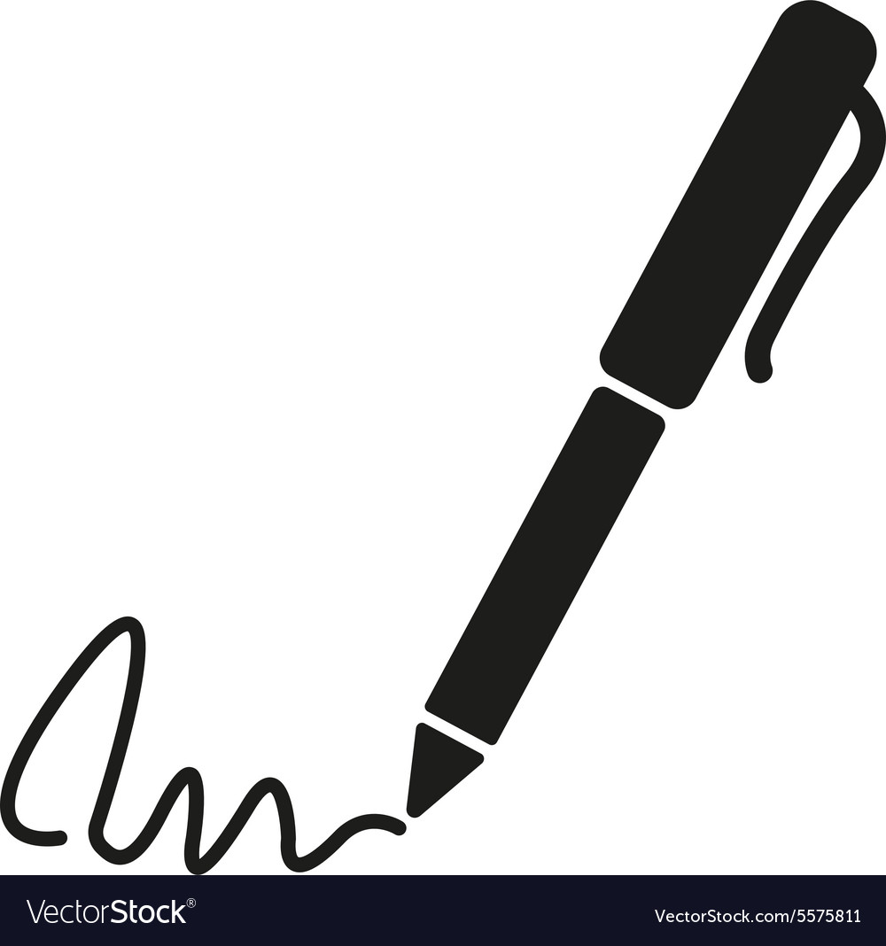 Signature Pen and Under Sign