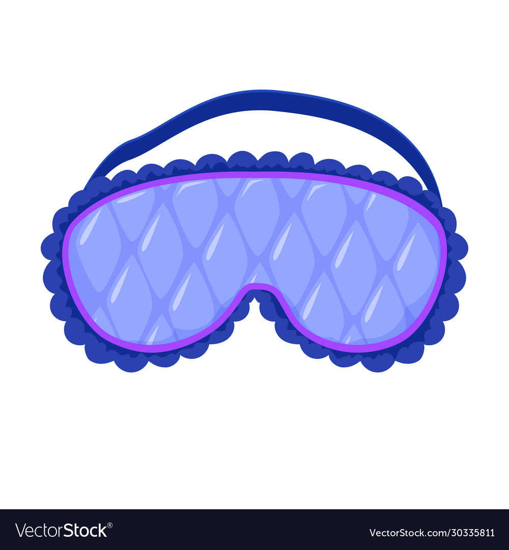 Schlafmaske Iconcartoon-Symbol vector image Schlafmaske Iconcartoon-Symbol