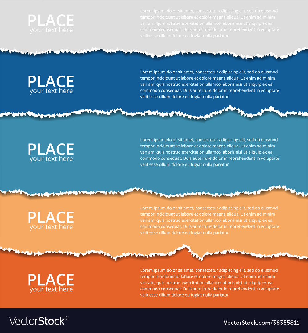 Torn paper background with space for text