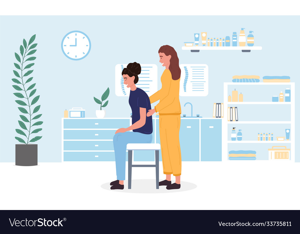 Woman Receiving Massage in Spa