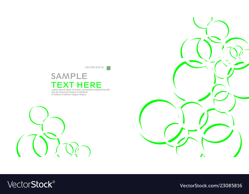Abstract background with circles