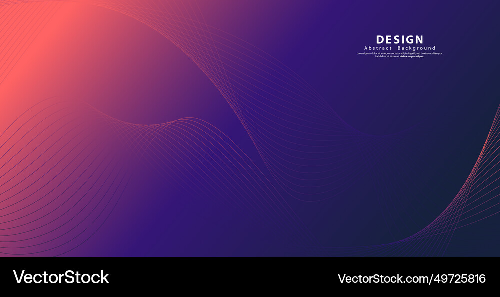 Abstract technology backgrounds by wave lines Vector Image