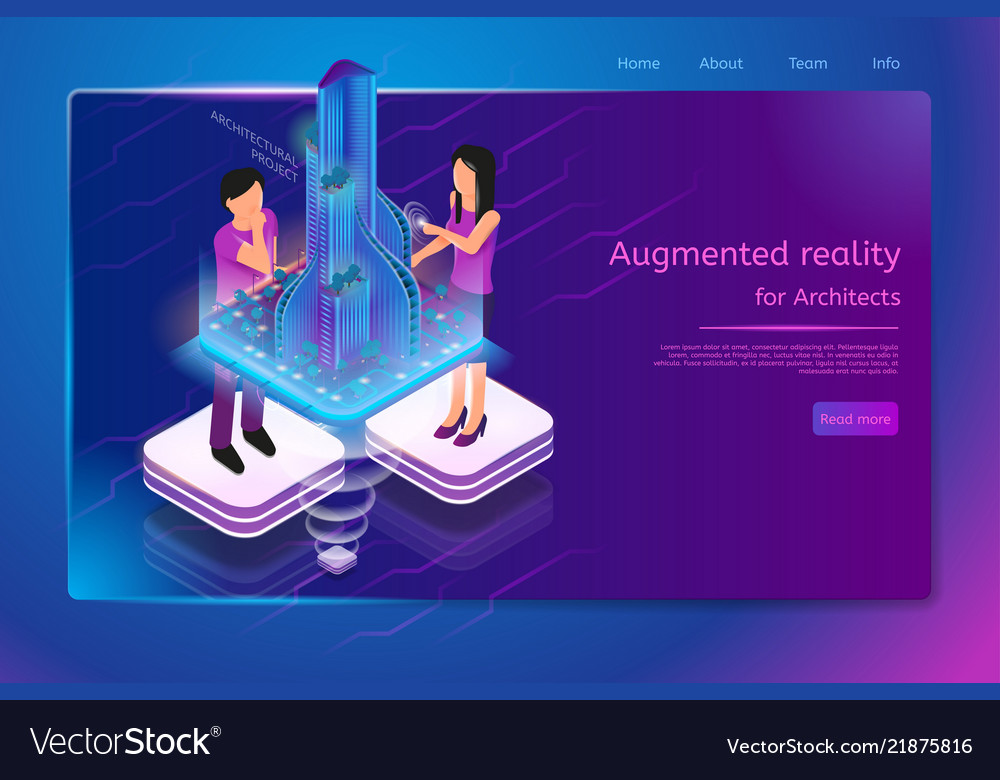 Augmented Reality Architecture Web Banner