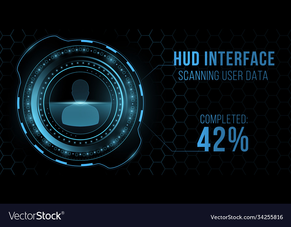 Futuristic UI Scanning Interface