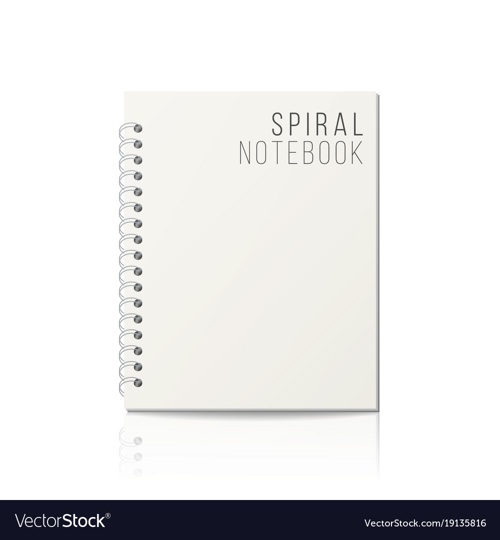 Notebook with coil spiral notepad