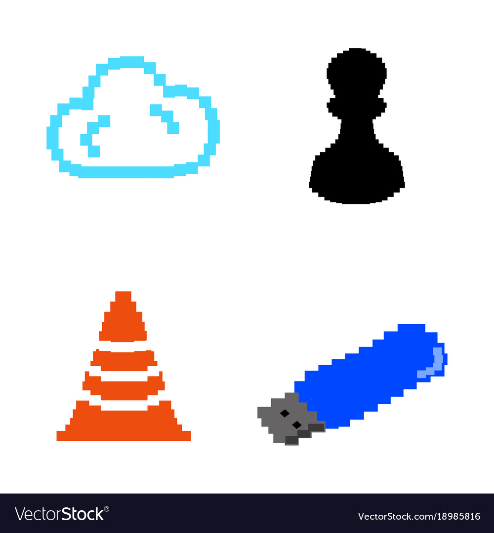 Object pixel effect